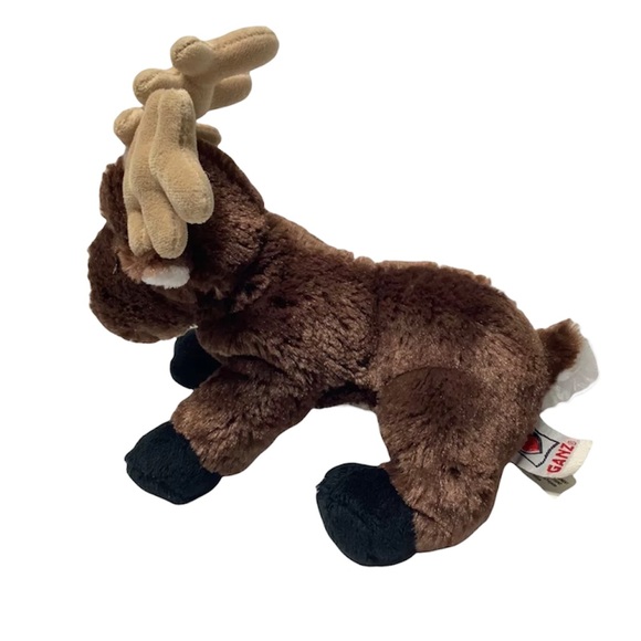 Ganz Webkinz Reindeer Plush 9" HM137 Stuffed Animal No Code Deer Hunting Antlers - Picture 2 of 8
